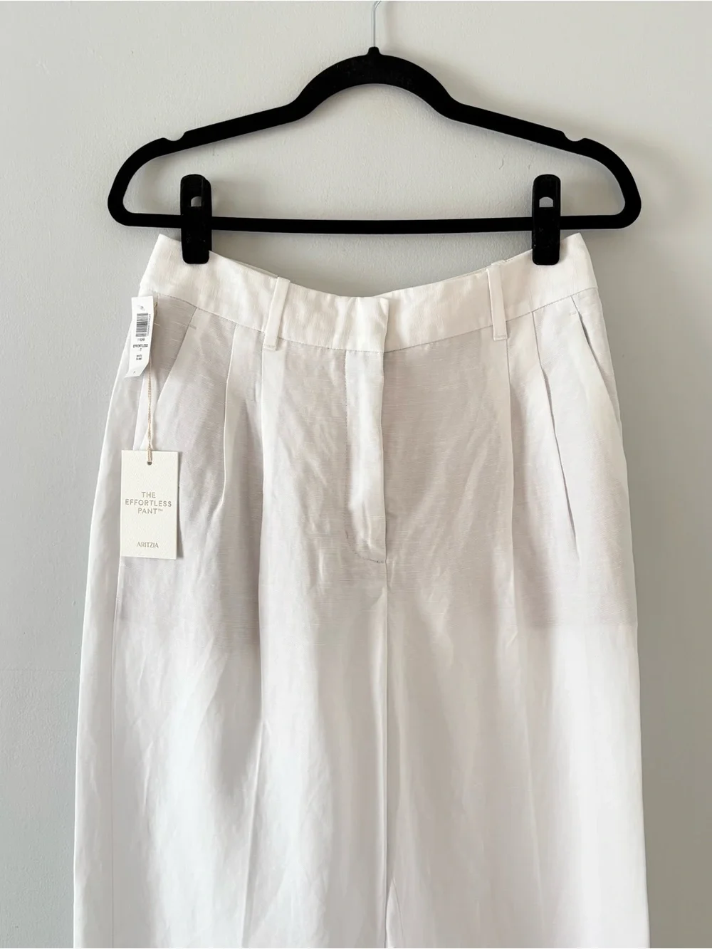 Aritzia NWT The Effortless Pant CruiseLinen Trouser Tailored Relaxed High-Rise